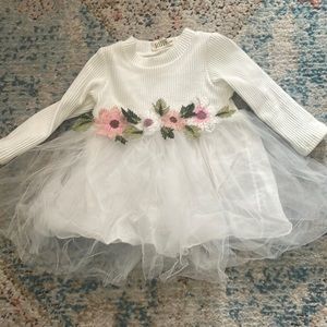 Floral tulle dress